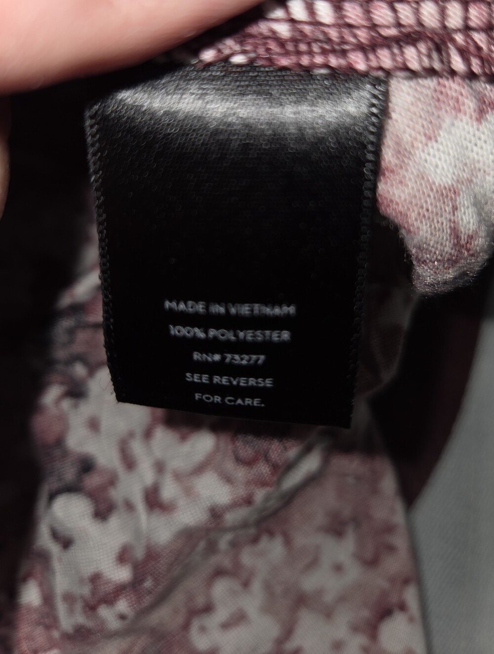 Simply Vera Vera Wang Burgundy Floral Short-Sleeve Tee - Picture 9 of 11
